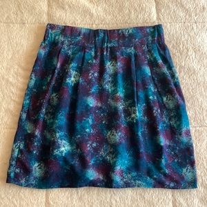 FRENCHI Abstract Skater Skirt, Sz M